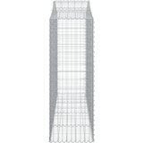  Gabionska košara s lukom 200x50x140/160 cm pocinčano željezo | shoptok.hr
