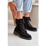 Boto Women's Lined Workery Boots with Zip Black Mivael | Shoptok.si