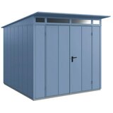 EcoStar Spremište Elegant-P Tip 2 (Vanjska širina uklj. krovni prevjes: 247,9 cm, Vanjska dubina uklj. krovni prevjes: 283,4 cm, Plava, Dvostruka vrata) | shoptok.hr