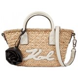 Karl Lagerfeld SIGNATURE RAFFIA SM BASKET Smeđa | shoptok.hr