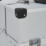  Kovčeg za alat 38 x 22,5 x 34 cm srebrni aluminijski | shoptok.hr