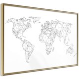  Poster - World of Diamonds and Triangles 45x30 | shoptok.hr