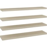 Maison Chic 4 kosi Stenske Police - Viseče police barva hrasta 120x23,5x3,8 cm MDF, (21758737) Cene