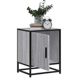 vidaXL Noćni ormarić Sivi Sonoma 40x31x50 cm Konstruirano drvo i metal | shoptok.hr