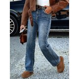 DStreet Spodnie damskie ZILVANA jeansowe niebieskie | shoptok.hr