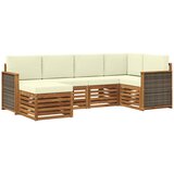 VidaXL Kotna sedežna garnitura z blazino 5 pcs, (5000283693) Slike