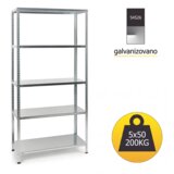  Polica metal-metal 170x75x30cm 5x50kg galva | Eponuda.com