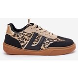 Boto Women's Sneakers From Eco Leather Leopard Black Satylies | shoptok.hr
