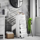 MID.YOU Visoka Komoda Zalo M, Bela | Shoptok.si