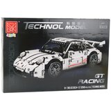  Building Blocks GT Racing Car White 1:14 1268 pcs. | Shoptok.si