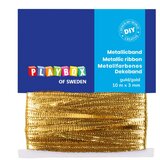 Playbox PlayBox: Zlata barva, kovinski okrasni trak 10m x 3mm Cene