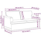 SOFA Krema 142 x 80 x 85 cm Metal | shoptok.hr