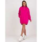 Fashion Hunters Fuchsia Basic Tracksuit Minidress | Shoptok.si