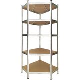 Ehomestorage garažna metalna polica 180x75x40cm 5 nivoa ugaona | ePonuda.com