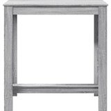  Barski stol sivi 102 x 50 x 103,5 cm od konstruiranog drva | Shoptok.si