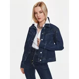 Trussardi Jeans jakna 56S00882 Mornarsko modra Slim Fit