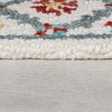 Flair Rugs Rdeča/modra ročno tkana volnena preproga 200x290 cm Iris Traditional – | Shoptok.si