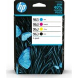 HP 963 4-Pack CMYK(4) Original Ink Cartridge Combo spremnik s tintom 5 kom Standardni prinos Crno, Plavo, Magenta, Žuto Cijene