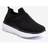 Kesi Ladies slip-on sports shoes Black Ferive Cene