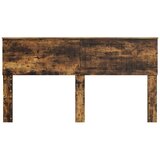  Vzglavje z vzglavjem Dimljeni oreh 160 cm Konstruiran les, (5000109909) | Shoptok.si
