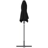  Vrtni suncobran Crna 370 x 197 x 239 cm Poliester i aluminij | Eponuda.ba
