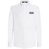 Karl Lagerfeld Poslovna košulja crna / bijela