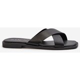 S. BARSKI Women's Flat Heeled Sandals In Faux Leather S.Barski | ePonuda.com