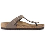 Birkenstock Gizeh Nobuck Birko-Flor Regular - Mocca Smeđa | shoptok.hr