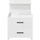 vidaXL Noćni ormarići 2 kom s 2 ladice bijeli 40x36,5x62 cm Cijene
