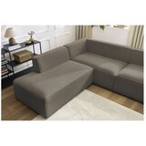 Bobochic Paris Smeđa kutna garnitura od bouclé tkanine (s lijevim kutom/u obliku slova "U") Megeve – | shoptok.hr