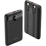 Veger powerbank 10000 mAh s ugrađenim kabelima Type C / Lightning PD QC3.0 2A 22.5W C11 (W1170) crni Cijene