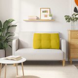  Jastuk za leđa Žuta 80 x 24 x 50 cm Baršun | shoptok.hr