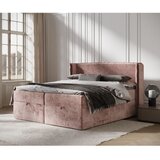 Maison de Rêve Rožnata boxspring postelja s prostorom za shranjevanje 200x200 cm Passion – | Shoptok.si