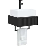  Zidni sudoper Crna 40 x 41 x 39 cm Konstruirano drvo | shoptok.hr