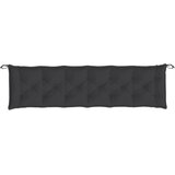  Jastuci za vrtnu klupu 2 kom crno 200x50x7 cm tkanine Oxford | Eponuda.com