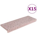 The Living Store Preproge za stopnice 15 kosov 65x21x4 cm bele in roza - Preproga Za Stopnice, (21487514) | Shoptok.si