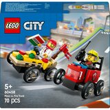 Lego City - Auto dostavljača pizze vs. vatrogasno vozilo u utrci (60458) | shoptok.hr