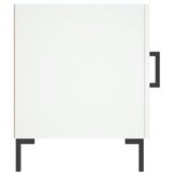  Noćni ormarić bijeli 40 x 40 x 50 cm od konstruiranog drva | shoptok.hr