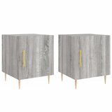  Noćni ormarići 2 kom boja hrasta 40x40x50 cm konstruirano drvo | Eponuda.com