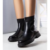 Gemre Insulated black ankle boots Caland | Shoptok.si