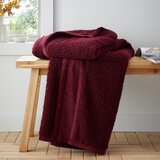Catherine Lansfield Crvena deka od mikropliša 130x170 cm Velvet Boucle – Cijene