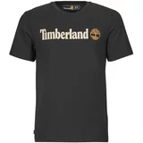 Timberland Linear Logo Short Sleeve Tee Crna