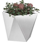 Cvetlično korito 2 pcs srebrna 30 x 30 x 30 cm Nerjaveče jeklo, (5000207315) | Shoptok.si