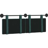  Držeće uzglavlje Zidne Tamnozelena 150 x 55 x 5 cm tkanina - Tamnozelena 140 cm bez LED svjetla | shoptok.hr