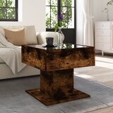  Stolić za kavu LED boja hrasta 50x50x45 cm konstruirano drvo | shoptok.hr