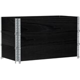  Vrtna sadilica crna 100x50 cm od masivne borovine | Eponuda.com