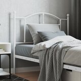 vidaXL Kovinsko vzglavje belo 100 cm Cene