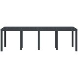  Stol za vrt Antracit 250 x 100 x 73 cm poliratan | shoptok.hr