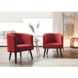 Livetastic KOKTAJL FOTELJ, rdeča tekstil | Shoptok.si