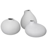 Blomus Bele porcelanaste vaze v kompletu 3 ks (višina 9 cm) Nona – Cene